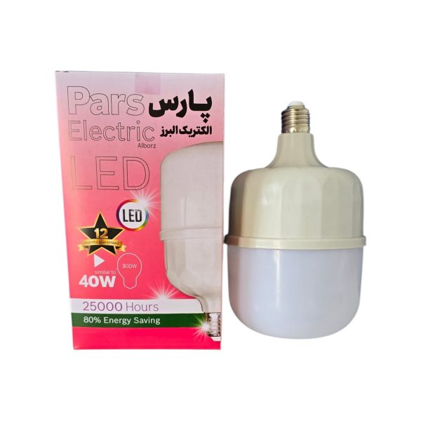 لامپ 40 وات پارس الکتریک با گارانتی یک سال - تصویر 2